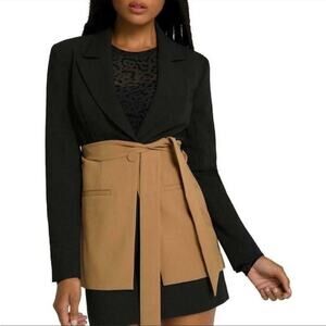 Good American Slit Side Two Tone Blazer 2XL NWT